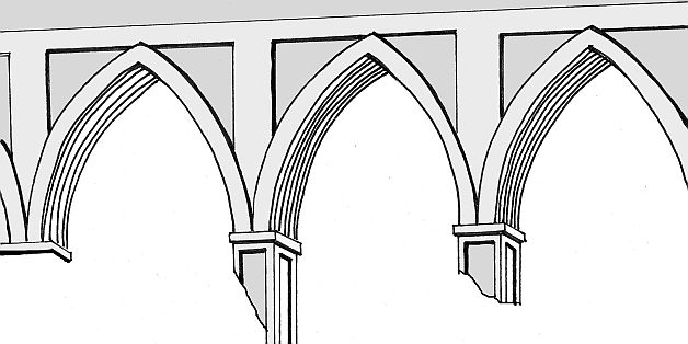 Abbey columns